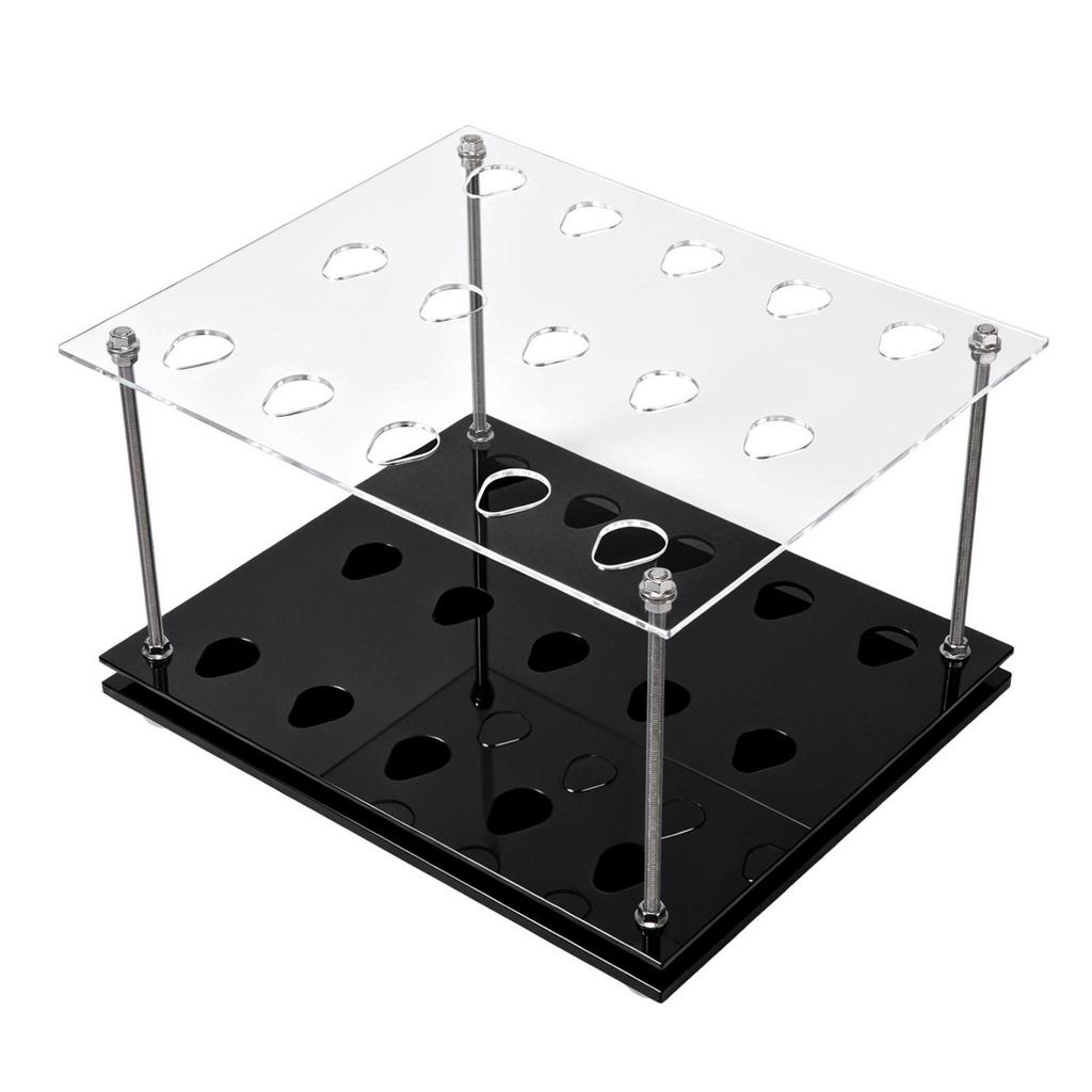 Golf Club Rack Space-Saving Organizer with Acrylic Panels Heavy-Duty