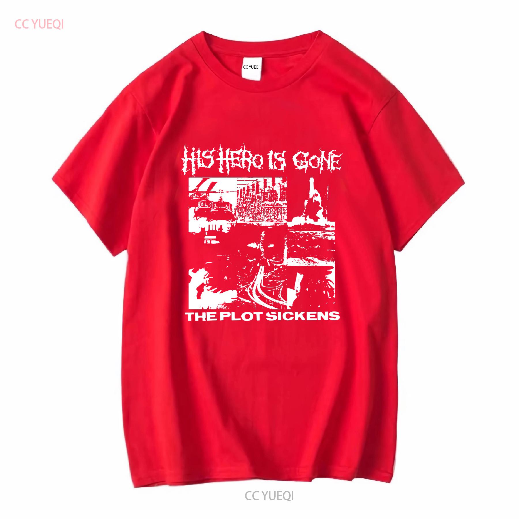 

His Hero Is Gone T Shirt punk band gift for fan TE3577 vintage Washed Comfortable graphic fashion Soft Stretched Casual S
