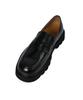 Mellos 4.5Cm Chunky Sole Loafers Black - Handmade