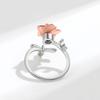 Anneaux Spinner Tourniquet Tournesol Cristal Brillant et Abeille Pour Femmes Anti Anxiété Contrôle Anti Stress Anneau Rotatif Cadeau Filles