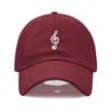 Unisex Soft Cotton Dad Hat Musical Note Embroidery Baseball Cap For Women Men Adjustable Unisex Casual Sports Caps