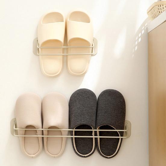 Buy Slippers Rack Wall Mounted Shoe Storage Rack Space-Saving