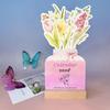 Detachable Base Bloomy Flowers Desk Calendar 2026 Desktop Calendar  for Table Desk Decor