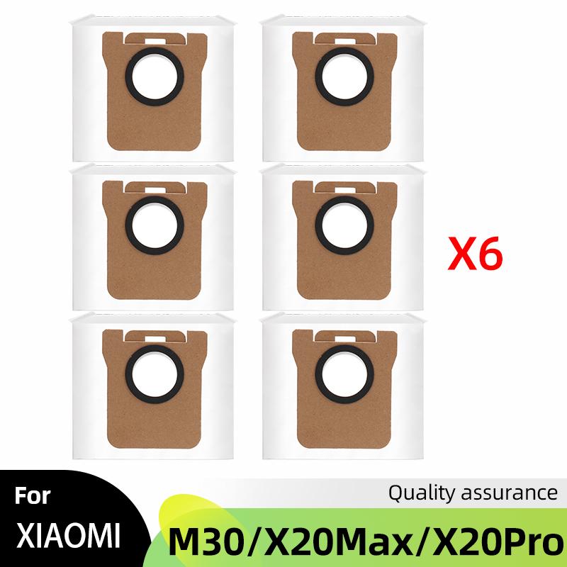 Fit For Xiaomi Mijia M30 D102 / Xiaomi X20 Max D109GL / Xiaomi X20 Pro D102GL Parts Main Side Brush Filter Mop Cloth Dust Bag