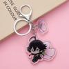 17Pcs Anime Figures Bungo Stray Dogs Acrylic Car Keychain Cute Backpack Pendant Bag Charms Accessories Decoration Holiday Gifts