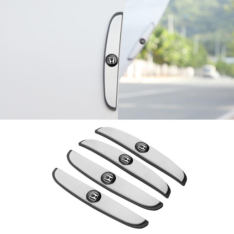 4Pcs Car Anti-collision Strip Silicone Protection Pad For Honda civic accord fit jazz pilot CRV odyssey passport city shuttle