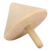 Wooden Top Craft Toy Rotating Wood Top Craft Gyroscopes Toy Gifts for DIY Kids Children Type A