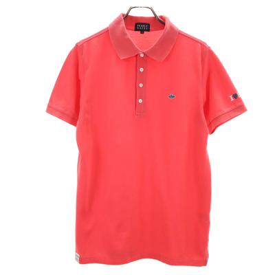 Made In Japan Golf Short Sleeve Polo Shirt 5 Pink Fawn Men's Used