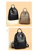 2025 High-End Women's Genuine Leather Backpack - Large Capacity, Soft Cowhide, Fashionable Travel Bag