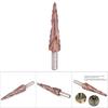 Cobalt Coating Step Drill Bit Triangular Shank Step Drill Bit Set Durable Hole Reamer  Counterbore
