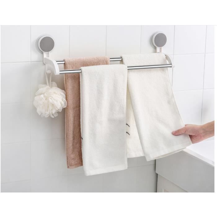 Towel Rack - Cheap - Stainless Steel - 10pcs - 50 Cm - Without Drilling - Contemporary