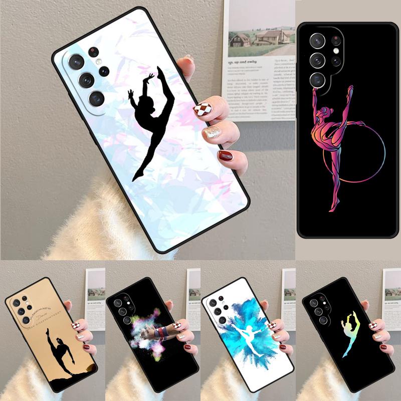 Dance Gymnastics Phone Case for Samsung Galaxy note 10 pro S26 Ultra S23 S24 FE S25 S21 S22 PLUS shockproof Cover