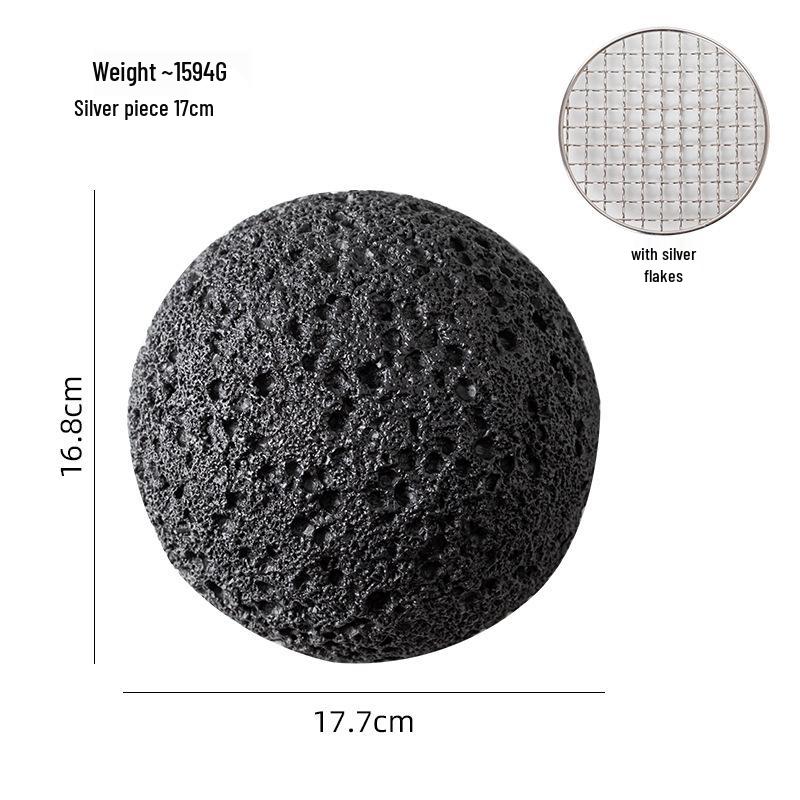 Specialty Meteorite Ball Plate - Japanese Style Creative Tableware with Dry Ice Effect