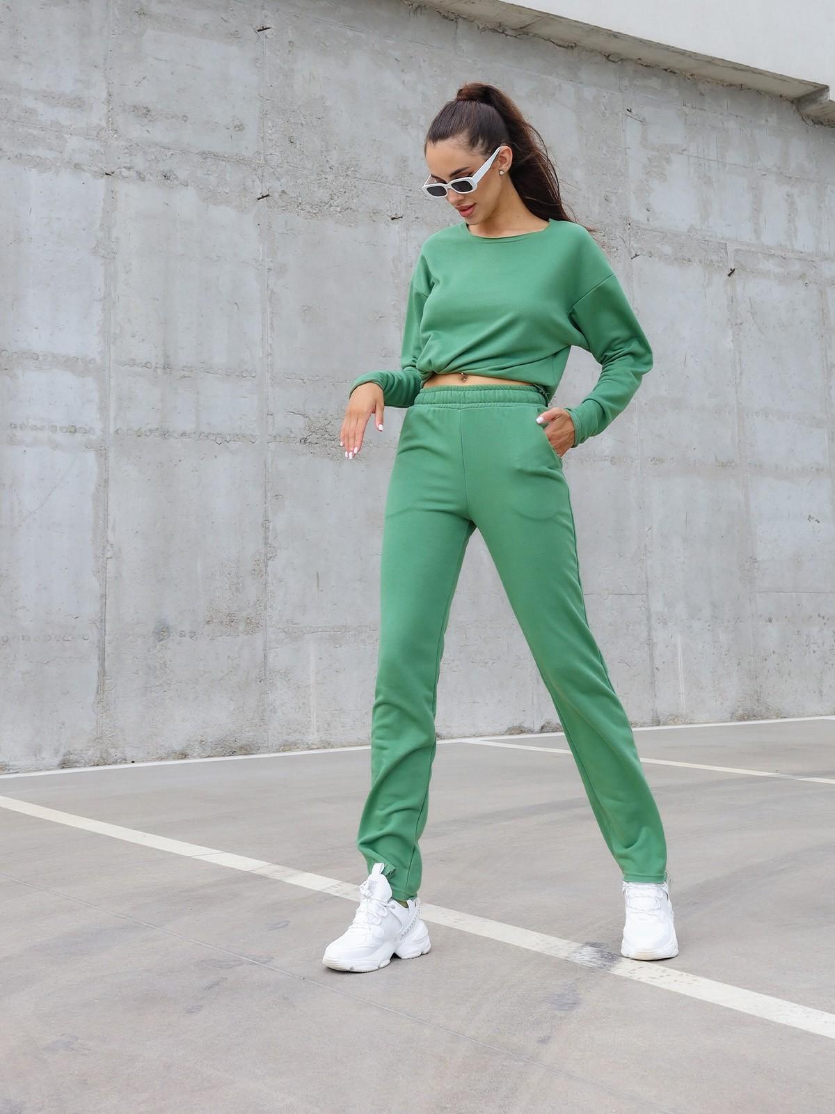 

Однотонний костюм з трикотажу Issa Plus S чорний