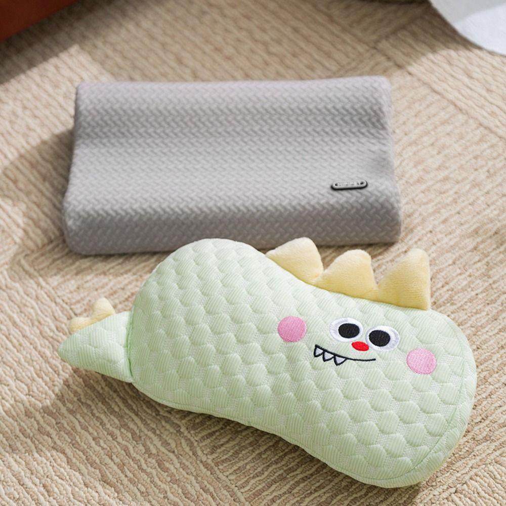 

Cute Dog Neck Support Pillow Seasons Universal Pet Calming Toy Home Indoor зелений