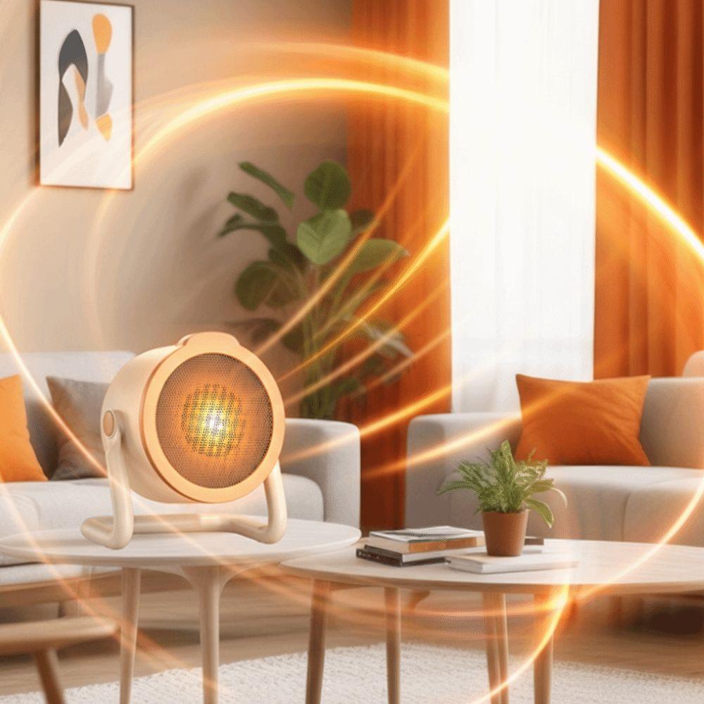 Ultra-Quiet Operation Portable Desktop Heater Energy Saving Space Heater  Winter Heating