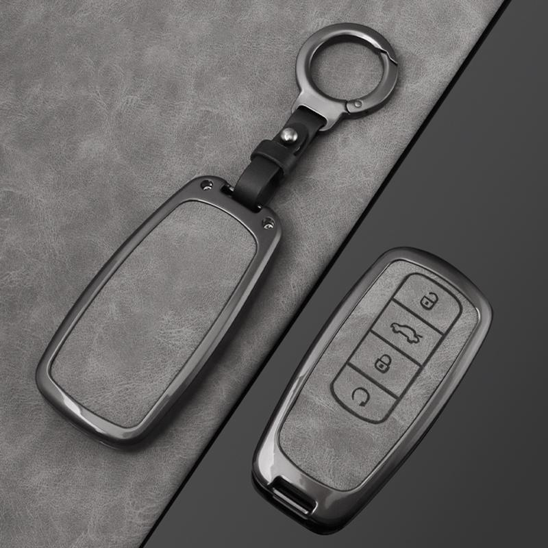 Alloy Auto Key Fob Case Cover Fit For Chery Auto Tiggo 7 4 8 Pro Jaecoo J7 J6 J8 Omoda 5 9 C5 C9 E5 Ebro S800 S700 Phev Auto Auto Accessories