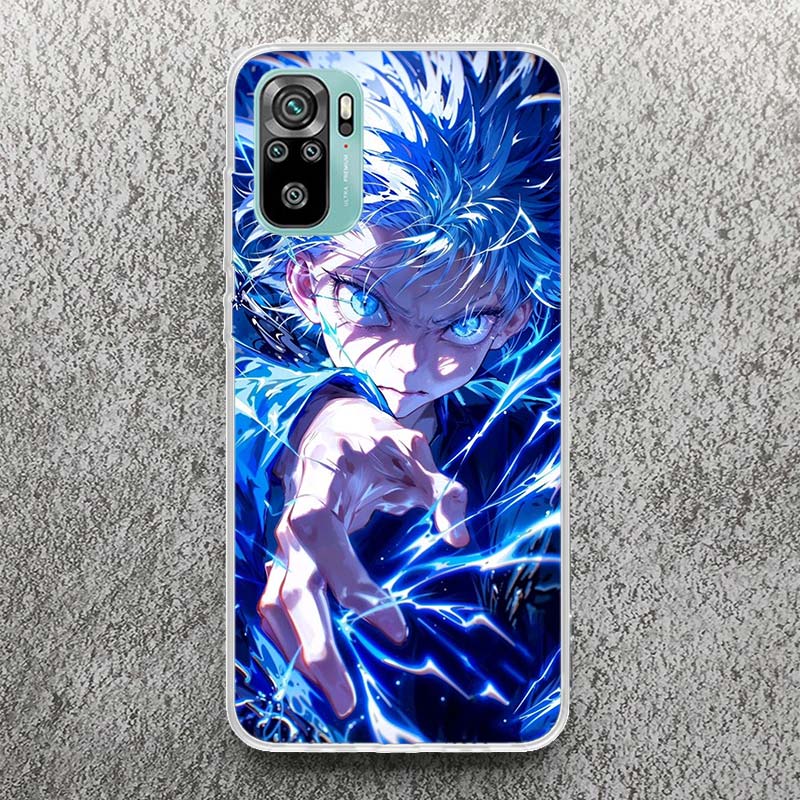Huner X-Hunters Killua Soft Case for Xiaomi Redmi Note 10 9 9S 8 Pro 7 9T 5 Phone Shell Mi 11T 12T 10T 12 11 Lite 6X A3 Cover