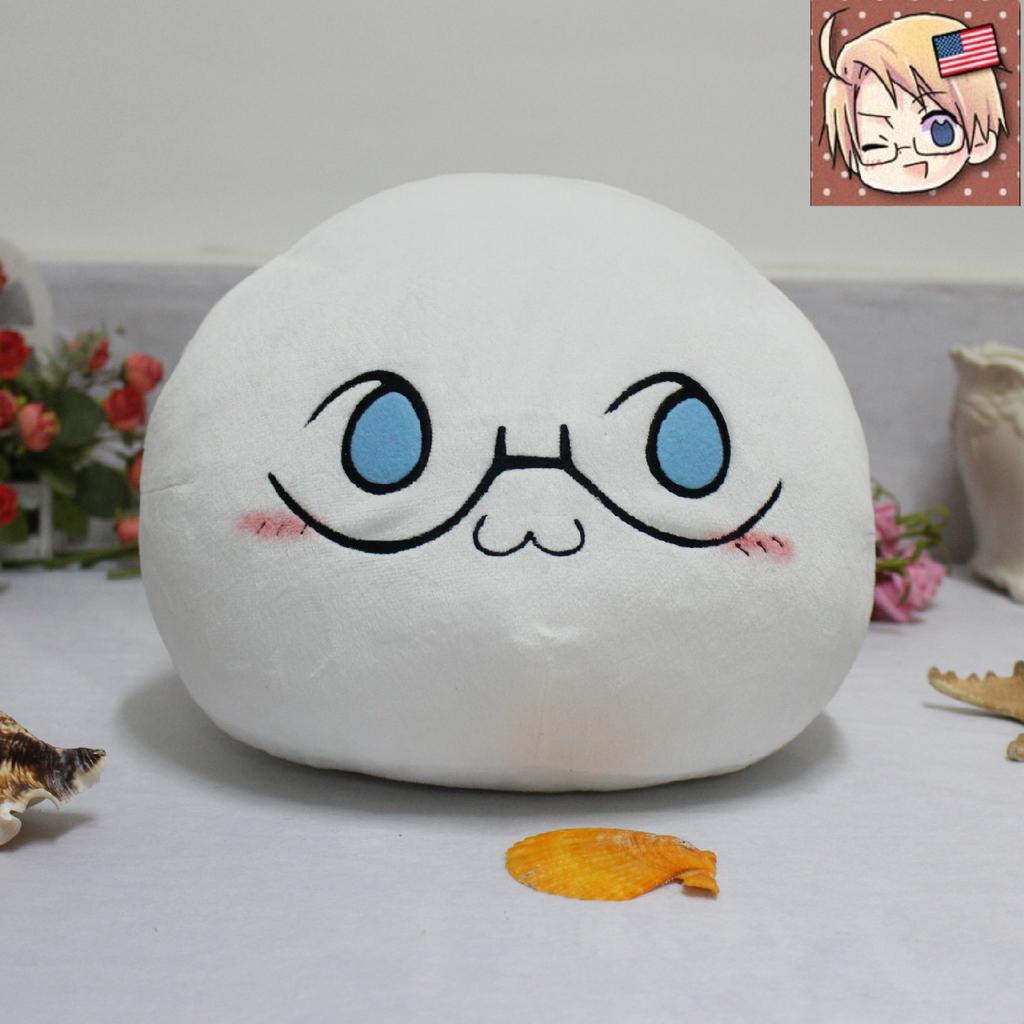 Anime Hetalia Axis Powers Polandball Plush Pillow Cushion Alfred F. Jones Country Cosplay Stuffed Doll Fans Toy