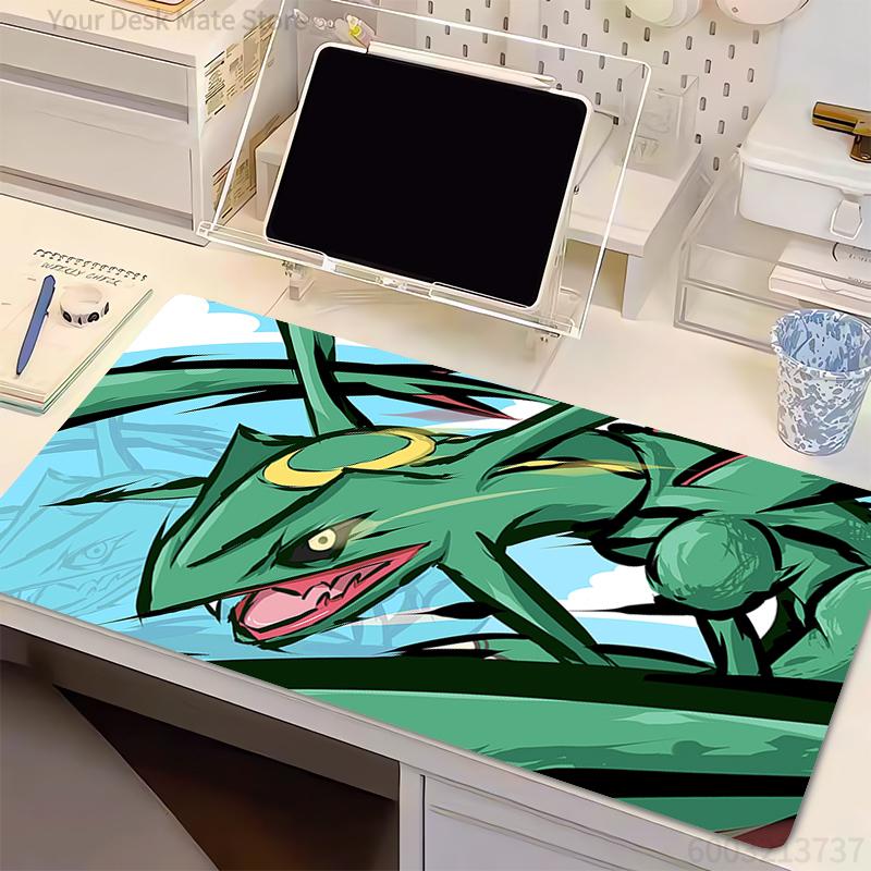 Anime Mouse Pad P- Rayquaza Gamer Computer Desk Mat Modern Table Keyboard Laptop Carpet XXL Gaming Mousepad For Best Gift
