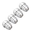4PCS AN8 3 4in Male Thread Billet Aluminum Alloy Car Thread Connectors Weld In Pipe Fitting