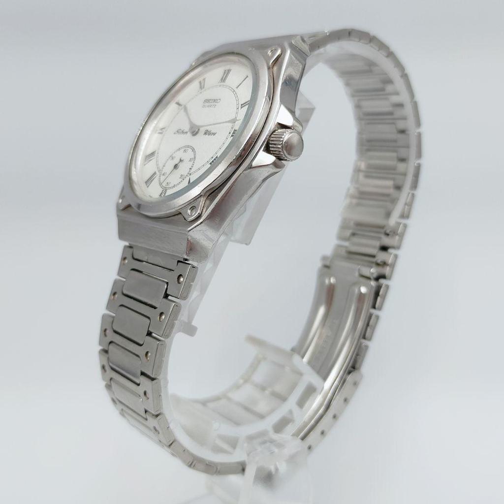SEIKO Silver Wave Small Seconds Watch [Battery Replaced] 2628-0060