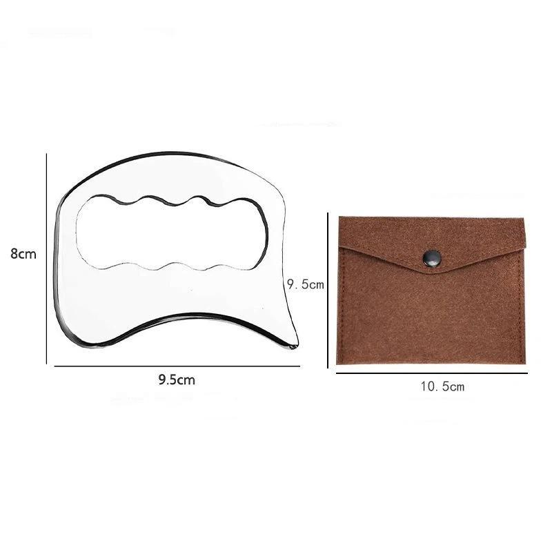 Stainless Steel Gua Sha Massage Tool Rust Resistant Scraping Massager for Deep Tissue Massage Post Exercise Recovery