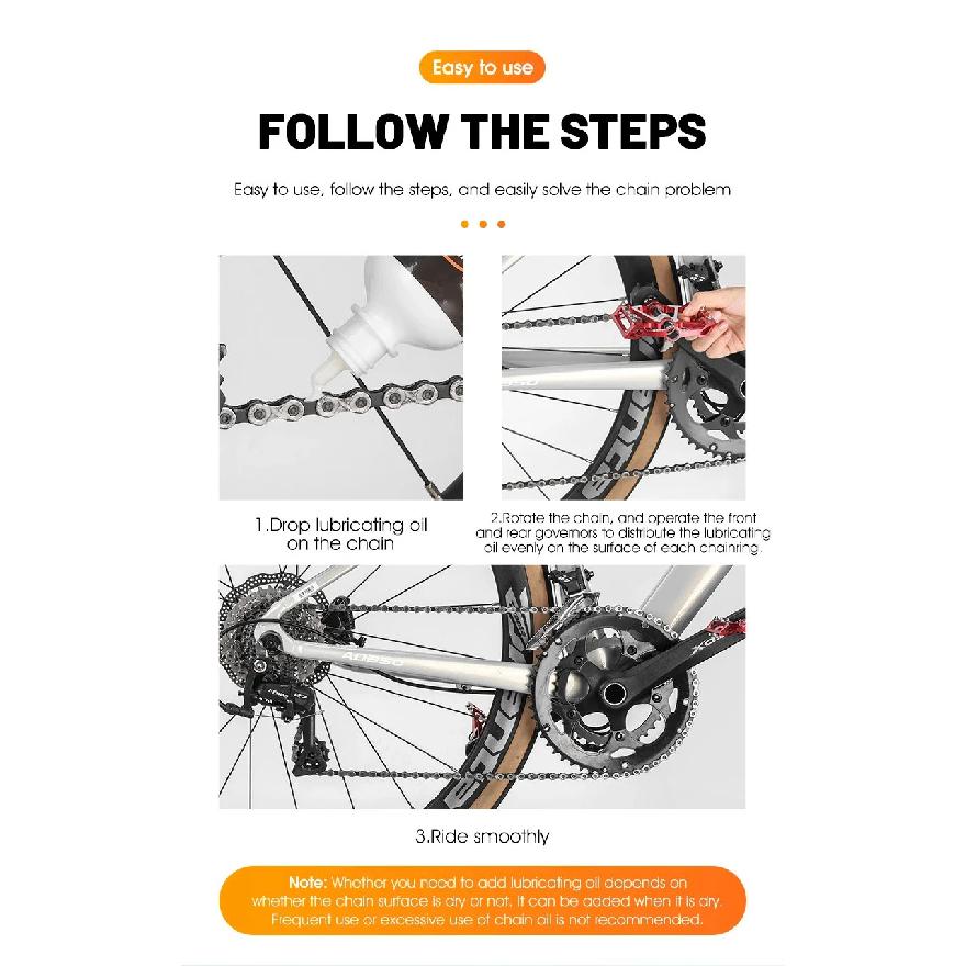 120ML Bicycle Dry Chain Lubricant Hoisture-proof Road Bike Chain Oil Waterproof Rustproof Special Bike Lube For Motrocycle Chain