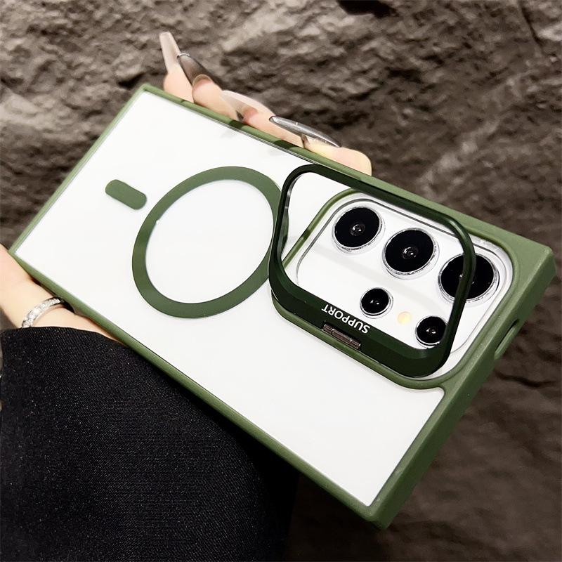 

Magnetic Transparent Lens Holder Phone Case for Samsung S25 Ultra, Compatible with S24 Plus/S23/S24 FE Cross-border 22 S26