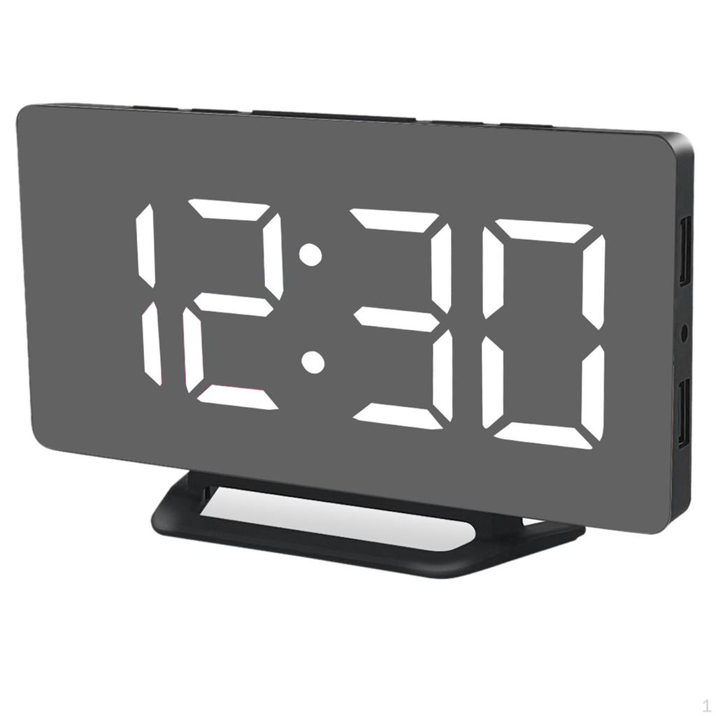 Electronic Digital Snooze Function Clock for Bedside Home Table Bedroom