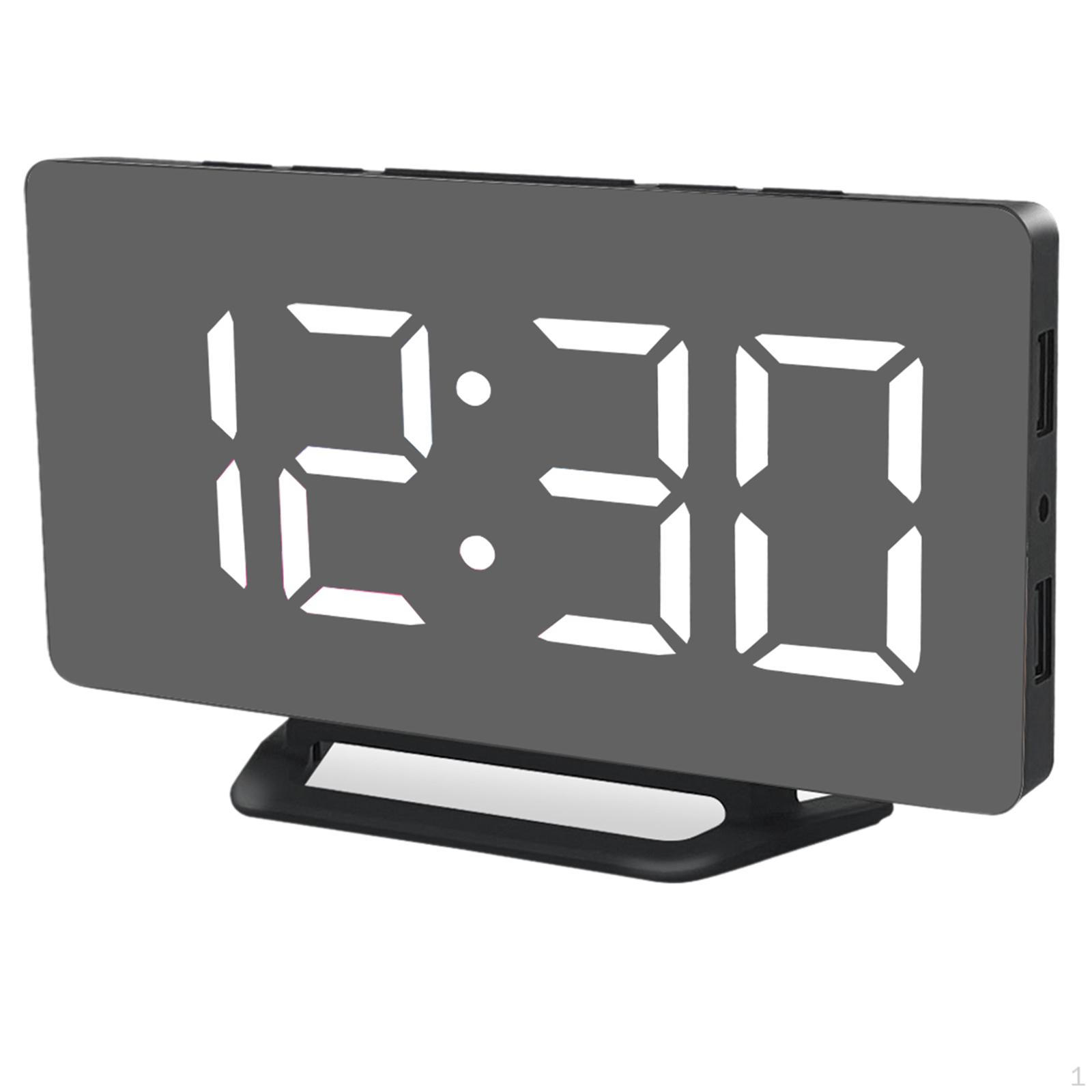 Electronic Digital Snooze Function Clock for Bedside Home Table Bedroom