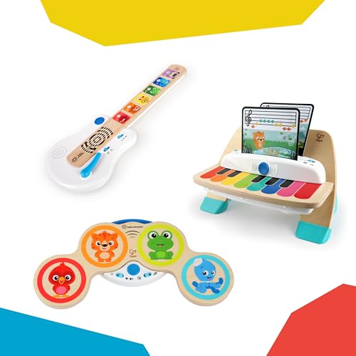 Kids II Japan Baby Einstein Magic Touch Guitar [Ages 12 Months and Up] Rock Music Instrument Wooden Toy 12396