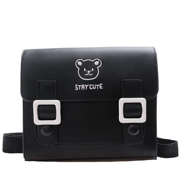 Korean Retro Baby Backpack Primary School Bag Kindergarten Kids Cambridge Bags Cartoon Bear Children's Boys Girls Shoulder Bag