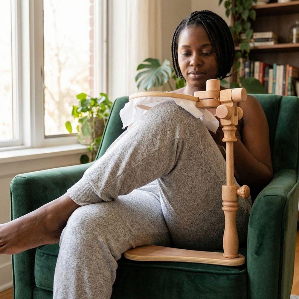 Embroidery Holder Embroidery Hoops Stand Portable Cross Stitch Stand  Embroidery Tool