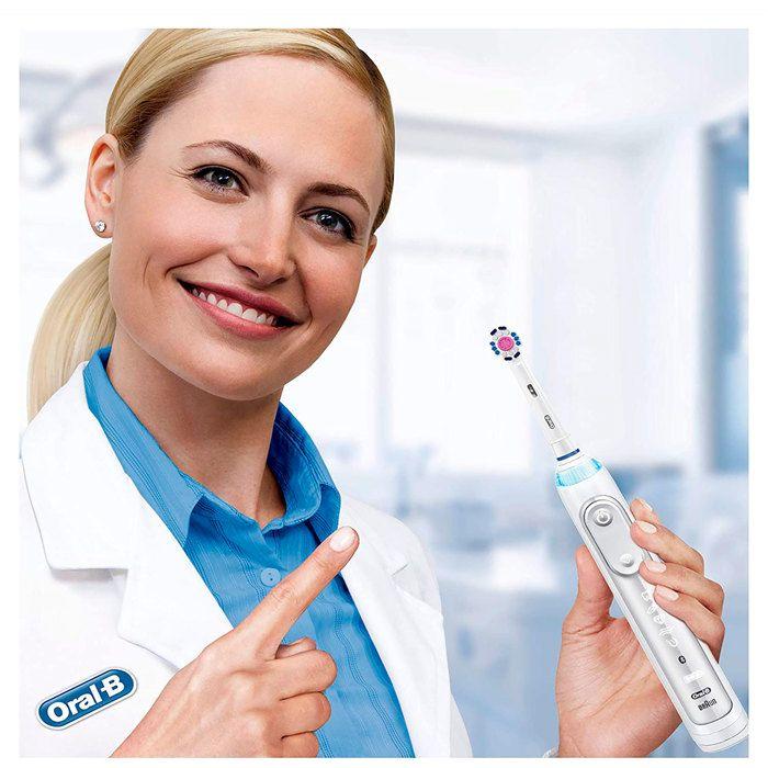 Tête de brosse à dent - ORAL-B - EB 18-2 ProBright - Acier blanc - Mixte - Adulte