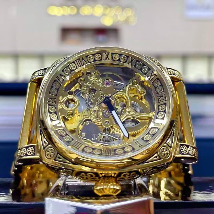 

Мужские автоматические панк-часы Duke of Lorraine 8837 из нержавеющей стали