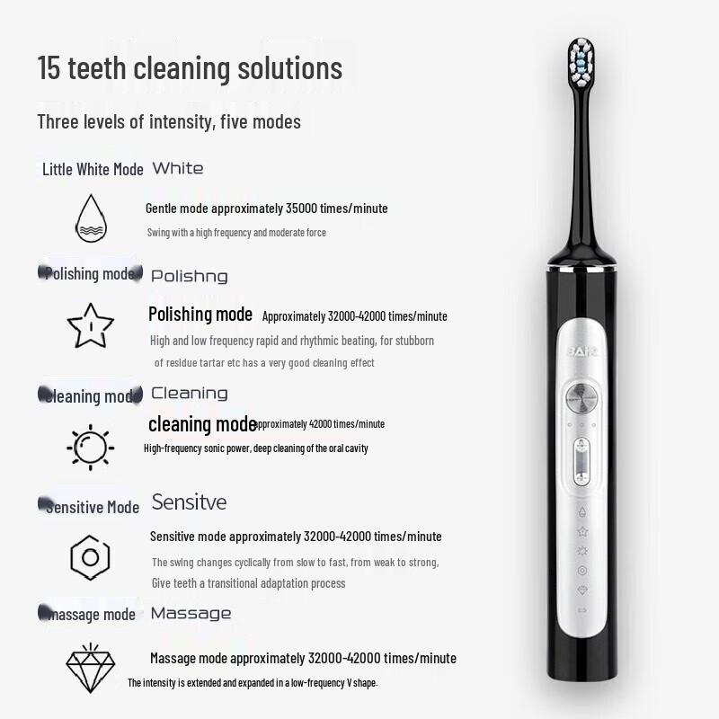 Byr G201 Sonic Electric Toothbrush