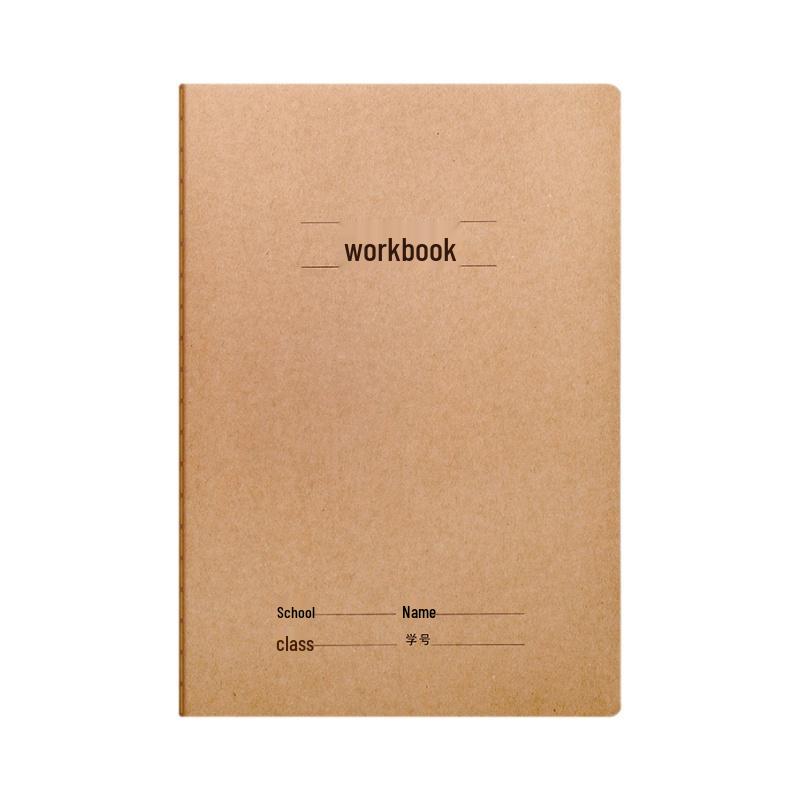 16K Thick Cowhide English & Math Exercise Book for Primary & Junior High Students