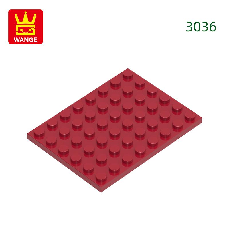 15Pcs/Lot 3036 6x8 Dots Plate Construction Bricks Basic Components Board Blocks Works With all Brand Playthings Ideal For Children Gift Idea Box