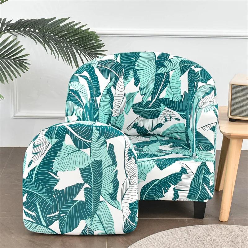 Elastische Clubfauteuilhoes Splitstijl Kuipfauteuil Bankhoes Spandex Bankhoezen voor Woonkamer Huis el Decor