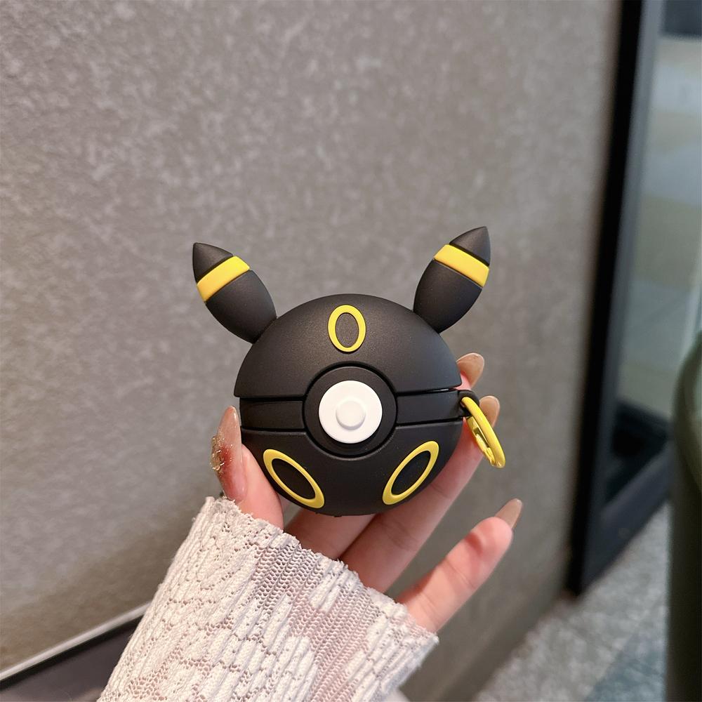 3D Umbreon Poké Ball Pocket Monsters Pokemon Earphone Case For Airpods 5 3 4 Pro 3 2 Wireless Bluetooth Headset Protective Cover