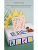 Montessori Geometric Pegboard: Creative Early Education Math Development Wooden Toy for Children.