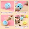 Silicone World Plush Electric Interactive Ball Cat Toys Pet Touch Sounding Pet Supplies Catnip Training Toy Squeak Toy Ball