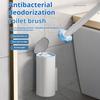 Jednorazowa szczotka do toalety z wymiennymi końcówkami Uchwyt do montażu na ścianie Szczotka do czyszczenia z głębokim rowkiem Środek do czyszczenia łazienki