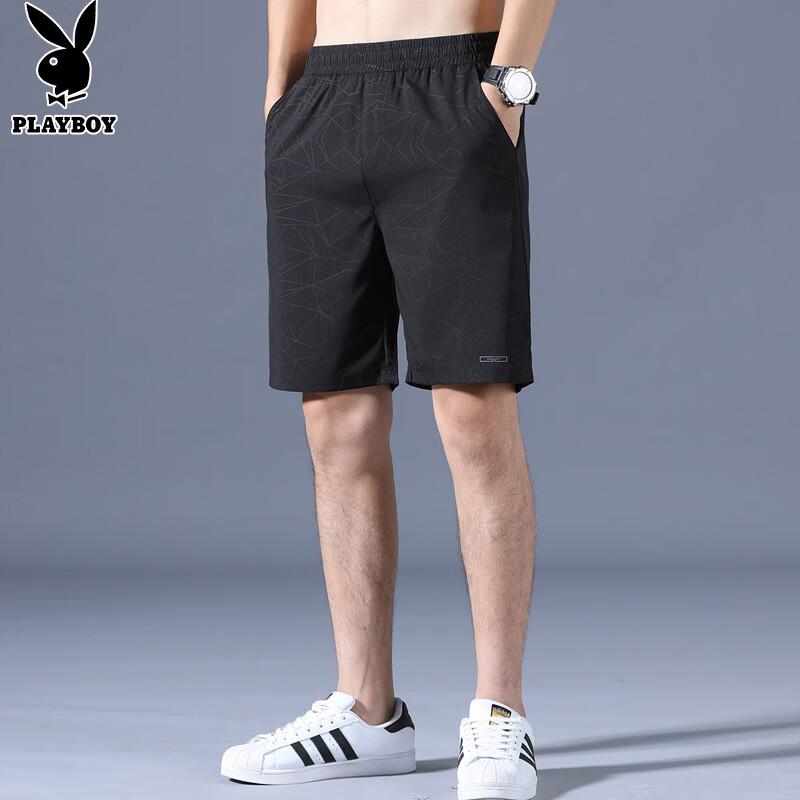 Playboy Men's Summer Casual Beach Shorts