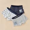Boys' Pure Cotton Boxer Shorts - Breathable, Comfortable Underwear for Kids (Middle to Large) - Summer Style