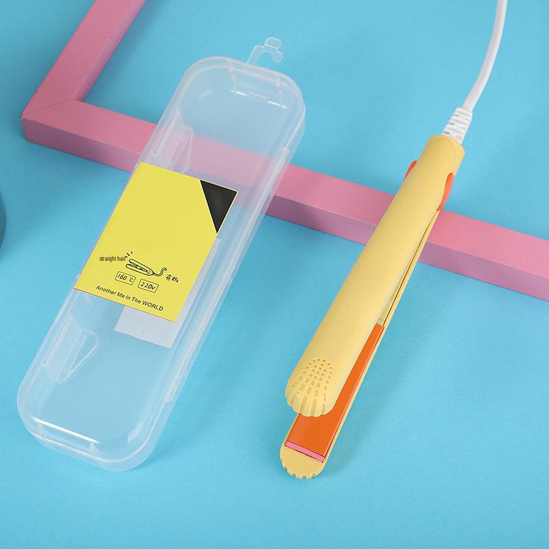 Dual-Purpose Student Mini Plywood Hair Curler & Straightener