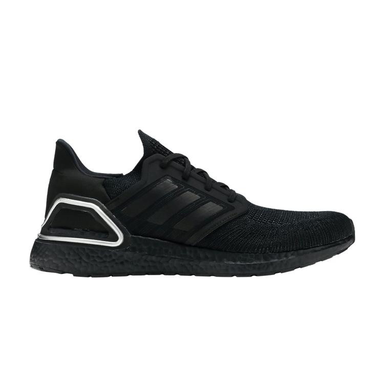 Adidas UltraBoost 20 Black Silver Metallic 38.5