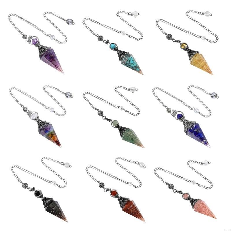 62KD Lapislazuli Kristall Pendel für Hexerei Zeremonien, Wahrsagerei, Reiki Heilungen Mystisches Geschenk Hexerei Ritual