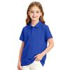 Girls' Short Sleeve School Uniform T-Shirt Casual Dress Top for Everyday Wear